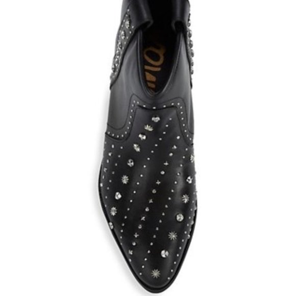 Sam Edelman Brian Western Style Studded Bootie - Picture 4 of 14